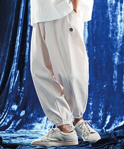 �yANGENEHM(�A���Q�l�[��)�z�y�\��̔��T�C�Y�E�J���[�ɂ��[���قȂ�zTricot Waffle Wide Balloon Joggers �o���[���W���K�[�p���c(AG06-016scg)