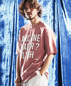 �yANGENEHM(�A���Q�l�[��)�zVintage Pigment Logo Printed T-shirt �v�����gT�V���c(AG06-011scg)