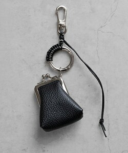 �ySENTI(�Z���e�B)�z�y�\��̔�6�����{�`7����{���ׁzSHRINK LEATHER MINI -GAMAGUCHI- KEYCHAIN�@�V�������N���U�[ �~�j���܌��L�[�`�F�[��(3045)