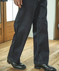 �yMROLIVE(�~�X�^�[�I���[�u)�z�y�\��̔�9����{�`���{���ׁzSUPER STRETCH DENIM - ONE WASH WIDE STRAIGHT PANTS �f�j���p���c(M233106)