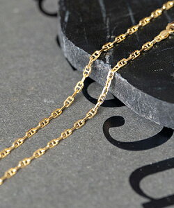 �ySENTI(�Z���e�B)�z�y�\��̔�12�����{�`���{���ׁz CUT RORO MARINA CHAIN NECKLACE �J�b�g�����}���[�i�l�b�N���X �S�[���h(SENTI-4114)
