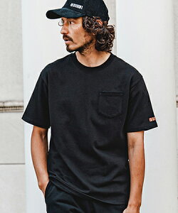 �yfelkod(�t�B���R�b�h)�z�y�\��̔�8�����{�`���{���ׁz Barcode Embroidery 10oz Pocket Tee �X�[�p�[�w�r�[�E�F�C�gT�V���c(F26A320)