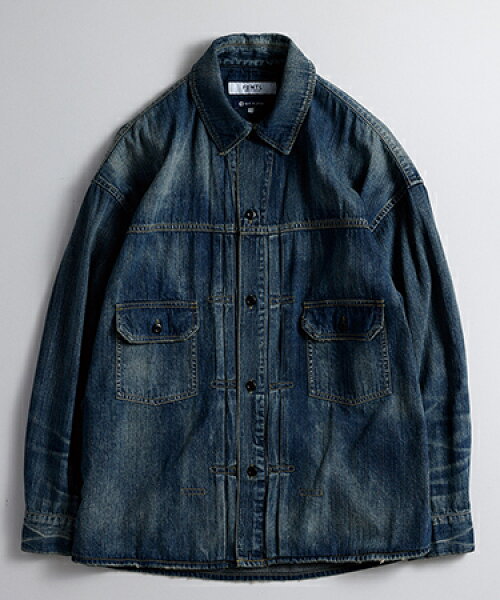 【FDMTL(ファンダメンタル)】【予約販売3月下旬～4月上旬入荷】2ND DENIM SIDE POCKET SHIRT 3YR WASH デニムシャツ(FA27SH13U)