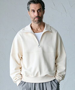 �yKelen(�P����)�z�y�\��̔�1�����{�`���{���ׁz CUP CUT HALF ZIP TOP �n�[�t�W�b�v�X�E�F�b�g(KLM27HCS1219)