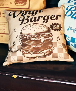 �yglamb(�O����)�z�y�\��̔�11�����{�`���{���ׁzVinyl Burger Cushion ���@�C�i���o�[�K�[�N�b�V����(GB0426-AC10)