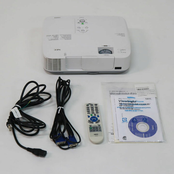 楽天市場】在庫処分！ 中古 液晶プロジェクター 3000lm NEC NP-M300WJL 