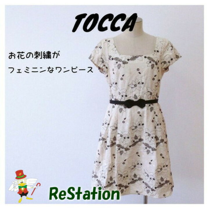 楽天市場】【中古】TOCCA トッカ レディース ワンピース 半袖 花柄 