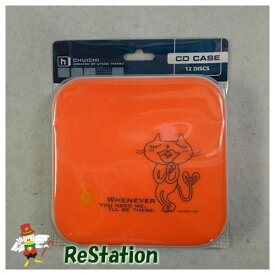 【未使用品】CDケース 12枚収納 CDC003 オレンジ CREATED BY 宇多田ヒカル