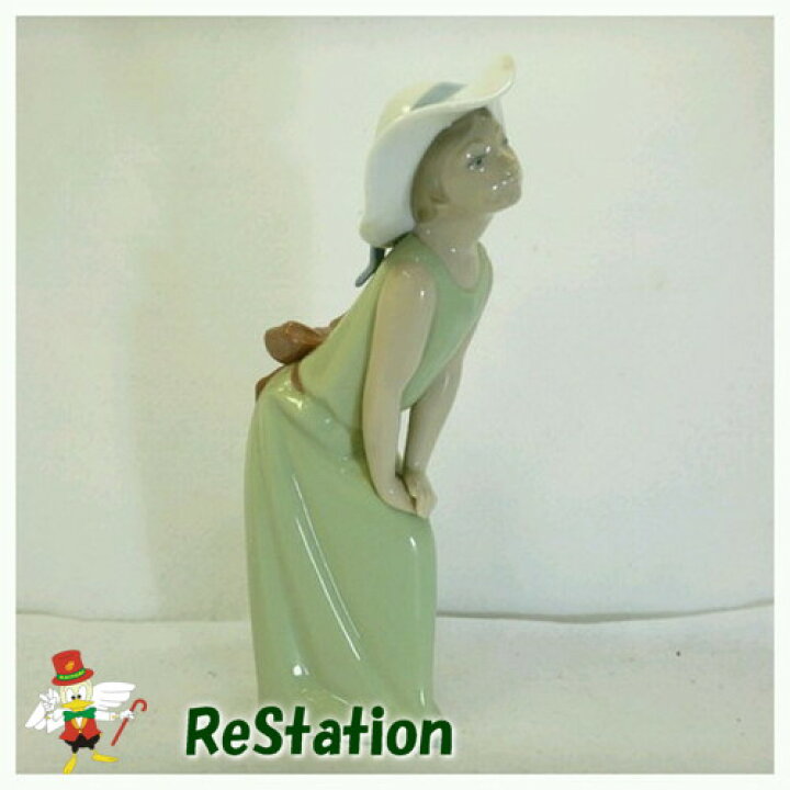 楽天市場】【中古】リヤドロ(LLADRO) 5009 鏡の前で(若草色の少女 