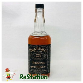 【未成年の飲酒は法律で禁じられています】ジャックダニエル 旧ボトル 45度 4/5QUARTヴィンテージオールドタイム