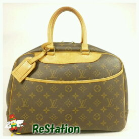 【中古】LOUIS VUITTON モノグラム ドーヴィル M47270 ハンドバッグ★外底ダメージ有り【送料無料】