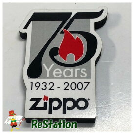 【未使用】【送料無料】ZIPPO75周年POPマグネット幅7センチ厚1センチ※メール便でお送りします【代引き不可】