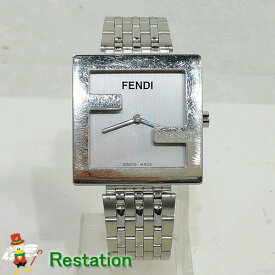 【中古】FENDI フェンディ 020-4000L-979 腕時計 ステンレス レディース クォーツ★ベルト非純正