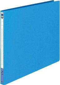 【未使用品】コクヨ ファイル レターファイル 色厚板紙 A3横 120枚収容 2穴 青 フ-558B×3冊セット