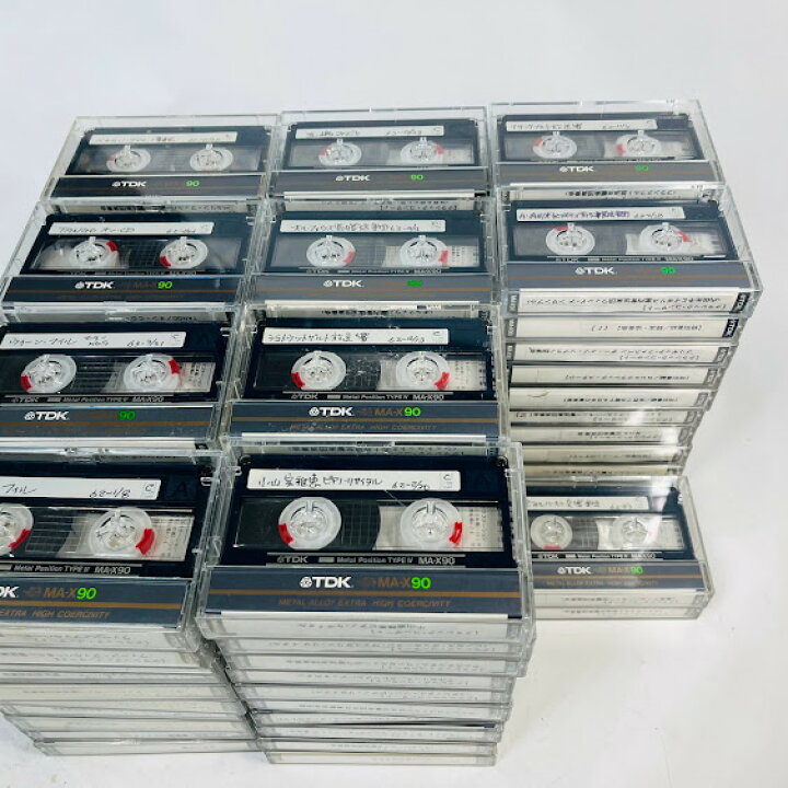 楽天市場】【中古】TDK メタルカセットテープ録音済みMA-X90 102本 