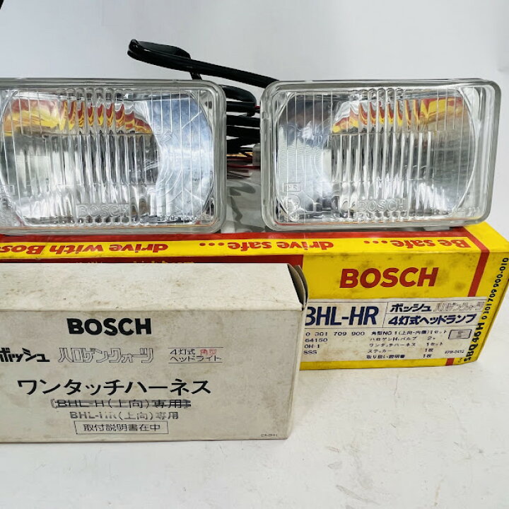 楽天市場】【未使用】ボッシュ4灯式ヘッドランプBHL-HR角型No1上向内側 