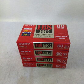 【未使用品】SONY 60分 Hi8-HG 8ミリビデオテープ P6-660HHG4×4本セット【送料無料】【メール便でお送りします】代引き不可