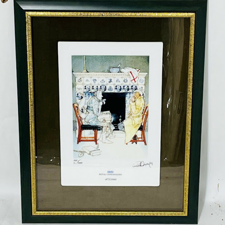 楽天市場】【中古】ロイヤルコペンハーゲン「クリスマスキャロル」陶板 