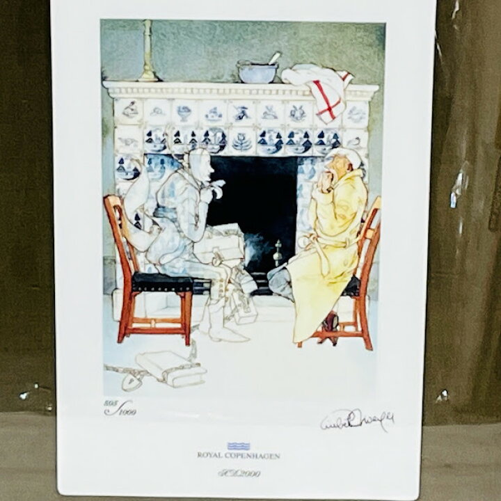 楽天市場】【中古】ロイヤルコペンハーゲン「クリスマスキャロル」陶板  