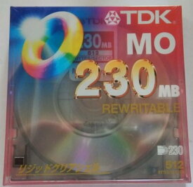 【未使用品】TDK MOディスク 230MB アンフォーマット MO-R230A【送料無料】【メール便でお送りします】代引き不可