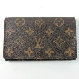 【中古】LOUIS VUITTON モノグラム ポルトフォイユ・トレゾール イニシャル有り M61736 2つ折り財布