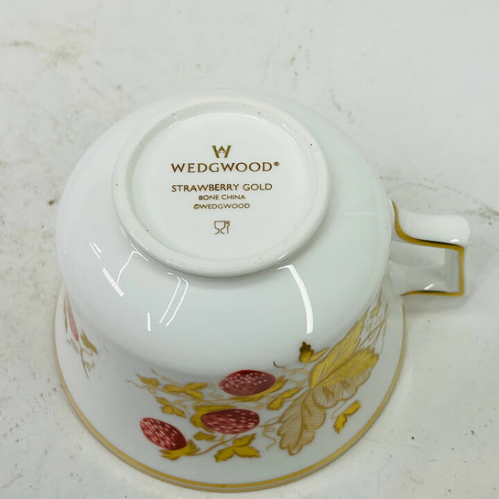 楽天市場】【中古】ウエッジウッド ストロベリーゴールド カップ 