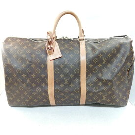 【中古】LOUIS VUITTON モノグラム ルイヴィトン キーポルバンドリエール55 M41414 ボストンバッグ