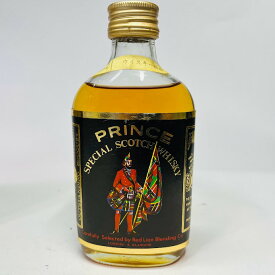 【未成年の飲酒は法律で禁じられています】プリンススコッチウイスキー特級187.5ml43度ポケット