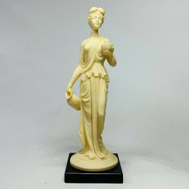 【中古】西洋彫刻 ギリシア神話 女神像へーべー像アラバスタ彫刻