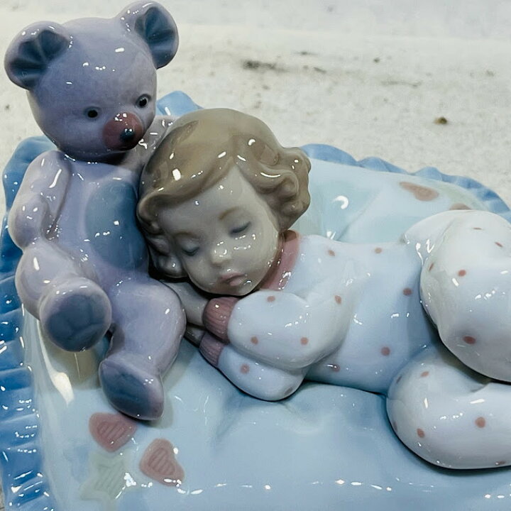 楽天市場】【中古】リヤドロ Lladro おやすみくまちゃん6790【送料無料 