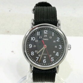 【中古】タイメックス 腕時計 T2N647 ブラック メンズ クォーツ ウィークエンダー