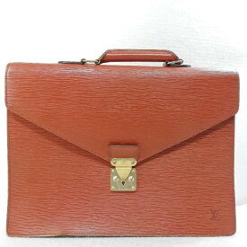 【中古】LOUIS VUITTON エピ M54413 ケニアブラウン セルヴィエット・アンバサダー ビジネスバッグ