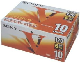【未使用品】SONY 録画用VHSビデオカセットテープ 120分 10巻 スタンダード 10T120VL