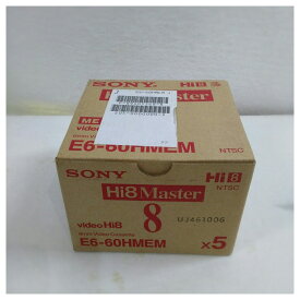 【未使用品】SONY Hi8ビデオカセット Hi8 Master 60分 E6-60HMEM×5本入り