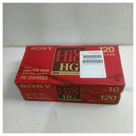 【未使用品】SONY Hi8ミリビデオカセット 120分 P6-120HHG3×10本入り