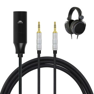 okcsc TC3.5 �w�b�h�z���P�[�u�� ���P�[�u�� �C���z���E�w�b�h�z���p SONY�p Hifiman�p HE4XX�EHE-350�EHE1000�ɓK�� OFC 4�c ����2.0m 2.5mm�o�����X(4��)��3.5mm�v���O(3��)x2