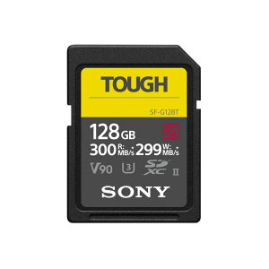 Sony TOUGH-G�V���[�Y SDXC UHS-II �J�[�h 128GB V90 CL10 U3 Max R300MB/S