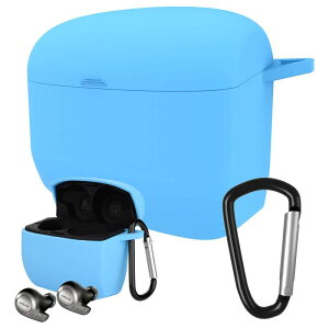 Geekria �V���R���J�o�[ �݊��� �J�o�[�W���u�� Jabra Elite Active 65t �Ή� True Wireless Earbuds �[�d�P�[�X�J�o�[ �O���J�o�[�L�[�z���_�[�t�b�N�t���A�t�����gLED��