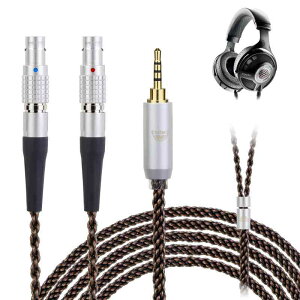 okcsc ZT8 ���P�[�u�� SRH1840 �w�b�h�z���P�[�u�� �����P�[�u�� �C���z���E�w�b�h�z���p 8�c OFC �����b�L Shure�p SRH1440�ESRH1540�ESRH1840�ɓK�� ����1.5m