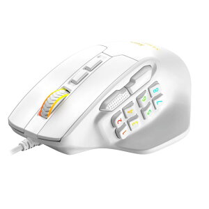 Red samurai �L���Q�[�~���O�}�E�X �� 15�{�^�� MMO/FPS�Ή� 12400DPI RGB���C�g �J�X�^�}�C�Y�\ �v���O�����L�[���� �z���C�g