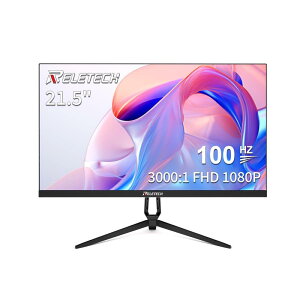 RELETECH�y���{�݌v�z�y�@�l�����z21.5�C���` 22�C���`�N���X ���j�^�[ PC���j�^�[ �f�B�X�v���C FHD 1920×1080 100Hz VA�p�l�� 100%sRGB �O�Ӌ��z�� ���^ HDMI/VGA VESA�Ή� �ݑ�[�N/�f���A����