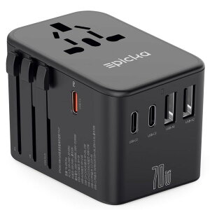 EPICKA 70W PD }[d CO ϊvO SEΉ C/BF/O/A^Cv }`ϊvO 3USB-C2USB-A|[gt [bp/؍/I[XgA/CMX/AJ/Ȃǂ̍ɑΉCO