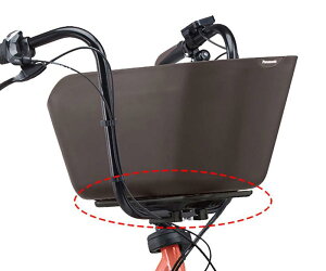 パナソニック(Panasonic) カゴ 前カゴ フロント用バスケットアダプター 【NCB298S】 ブラック