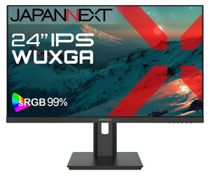 JAPANNEXT 24�C���` IPS�p�l������ WUXGA(1920x1200)�𑜓x �t�����j�^�[ JN-IPS24WX-C6 HDMI DisplayPort USB-C(�ő�65W���d) sRGB:99% HDR �A�X�y�N�g��16:10 �y2�N�z