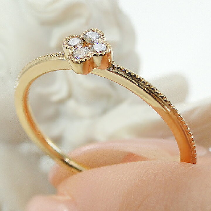 楽天市場】【特別価格】K18YG【0.08ct】ミステリーセッティング 