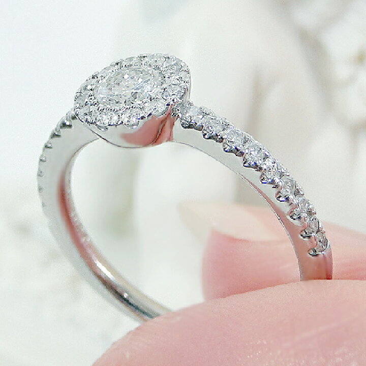 楽天市場】Pt900【0.6ct】 ダイヤモンド 取り巻き リング 【送料無料 