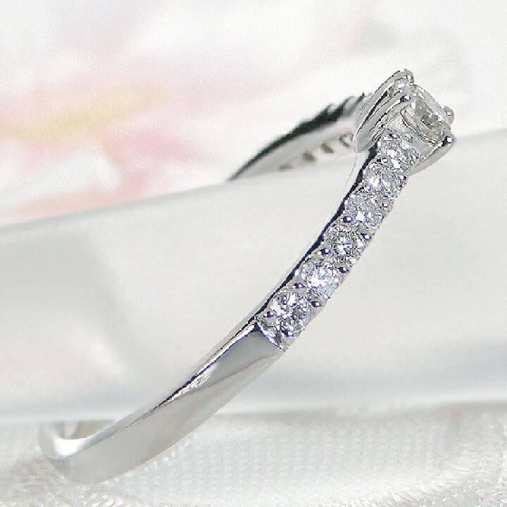 楽天市場】Pt900【0.33ct】ダイヤモンド リング 動画あり 【送料無料  
