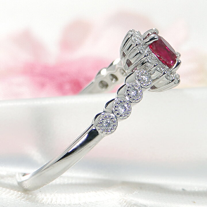 楽天市場】残り1点 数量限定【鑑別書付】【非加熱】Pt900 ルビー  