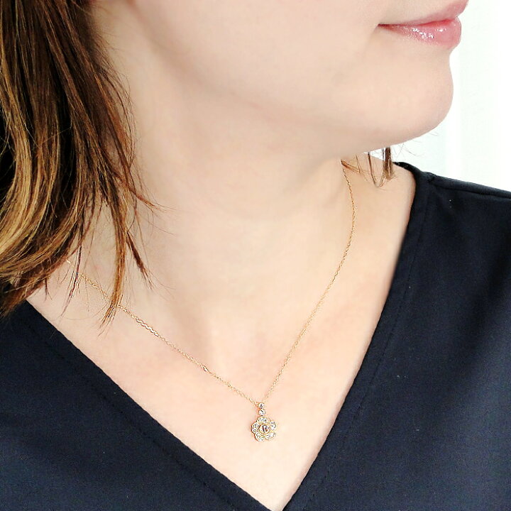 楽天市場】K18YG ローズカット ダイヤモンド ペンダント【0.28ct  