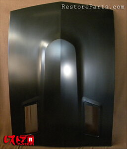 S30 フェアレディZ 1974-1978 ボンネット 輸出仕様 ダクトホール付き レストアパーツ.com ブラック電着塗装